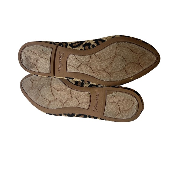 Skechers Cleo Animal Print Leopard Ballet Flats Slip Ons Pointed Toe Women 9 - Picture 6 of 8